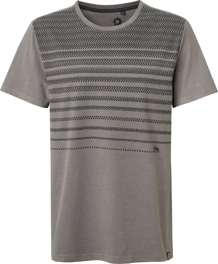 C.Centimo Classic T-Shirt Print, grau